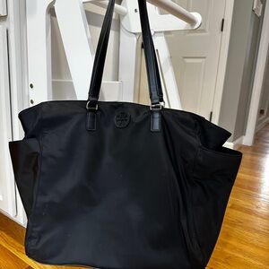 Tory Burch Black Nylon Tote